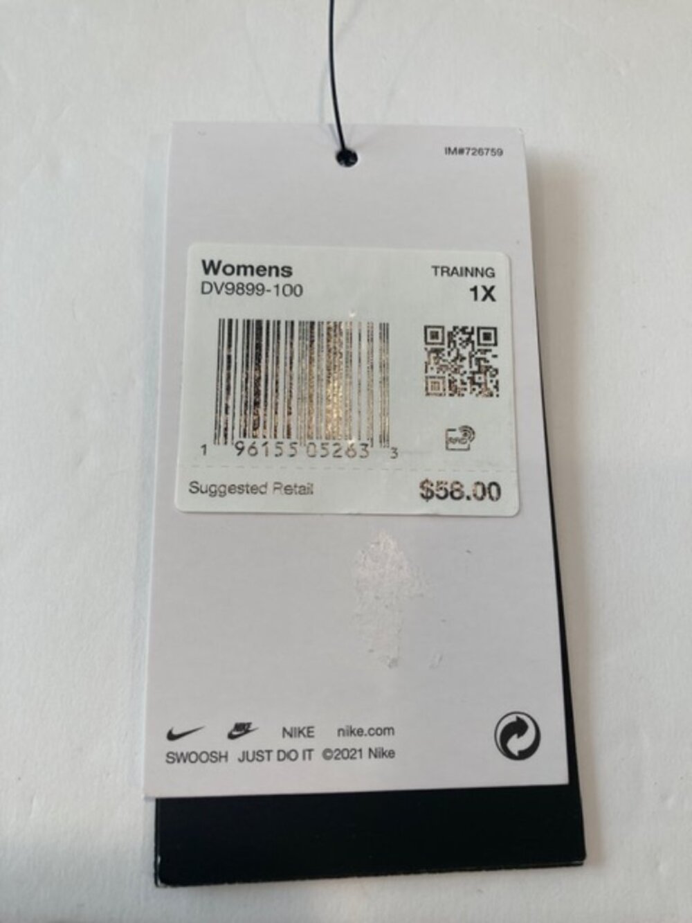 Nike Swoosh Women's Padded Sports Bra Tank 1X - NWT ****Please note spot on tank - Picture 7 of 9